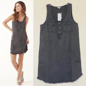 Splendid Cargo Tank Dress, Lead Color, S